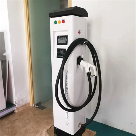 Bluesky Ac Ev Charger Floor Standing 43kw Without Ocpp Type A Ip55 Ik10 Electric Charger Car