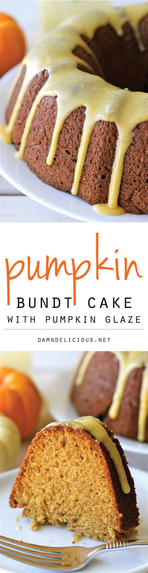 Pumpkin Bundt Cake With Pumpkin Glaze Damn Delicious