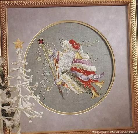 Schema Punto Croce Babbo Natale Santa Scene Cross Stitch Fantasy Su Dvd