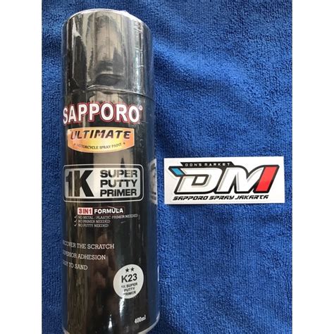 Jual Sapporo Ultimate K23 1k Super Putty Primer 400 Ml Dempul Semprot