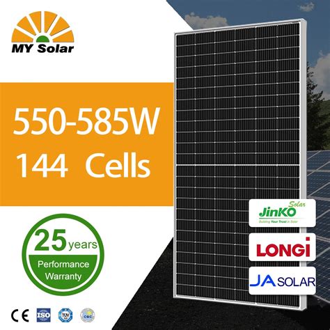 Jinko Longi Ja Trina My Solar Panel Best Wholesale Topcon N Type Mono