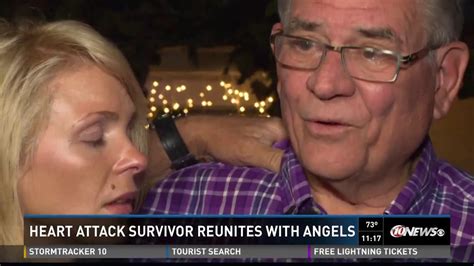 Heart Attack Survivor Meets Angels Who Saved Him Youtube