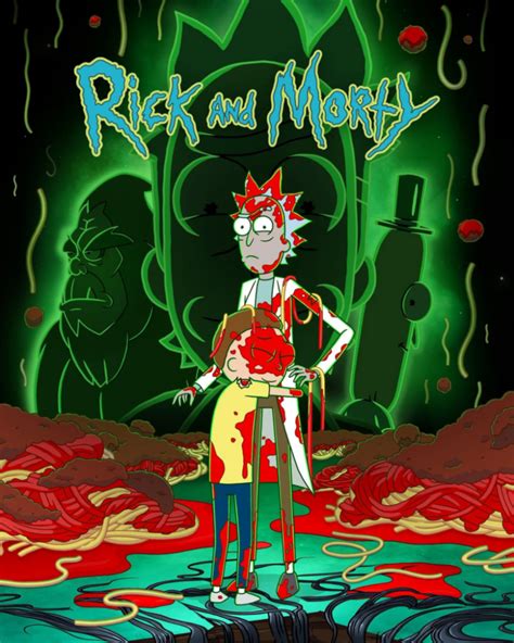 Rick e Morty 7ª temporada ganha cartaz SANGRENTO Confira CinePOP