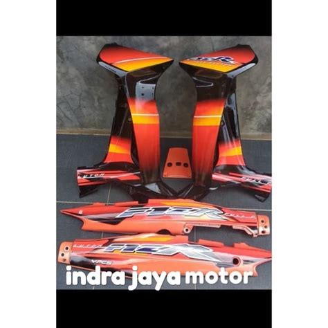 Jual Cover Body Belakang Dan Sayap Luar Dalam Yamaha Fiz R Orange