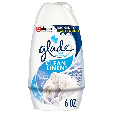 Glade Solid Air Freshener Ct Clean Linen Oz Total Walmart