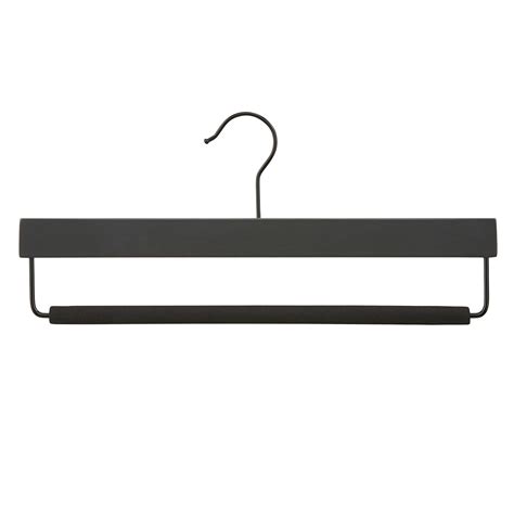 The Container Store Wooden Trouser Hanger With Foam Bar The Container