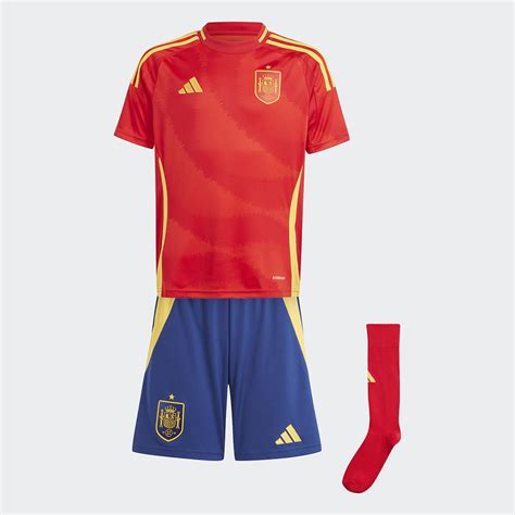 Conjunto De Niños 1ª Equipación España 2024 Minikit Adidas · Adidas