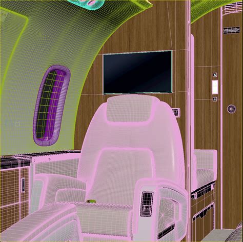 Jet Interior 3D model | CGTrader