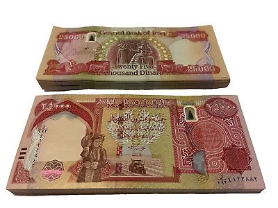 New One Million Iraqi Dinars Iqd X Unc