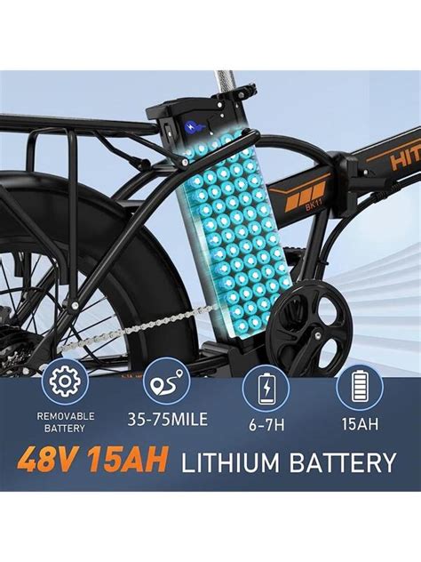 Hitway Electric Bike For Adults X Fat Tire Ebike With W