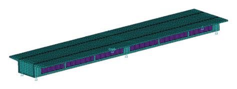 The Fem Of The Pc Box Girder With Csws Download Scientific Diagram