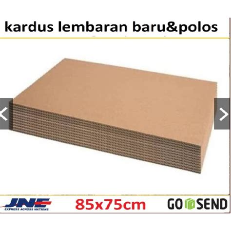 Jual Kardus Box Min Pcs Klik Kali Karton Lembaran X Single