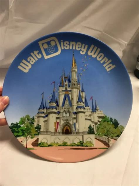 Vintage Walt Disney World Collectors Plate Cinderella S Castle Japan