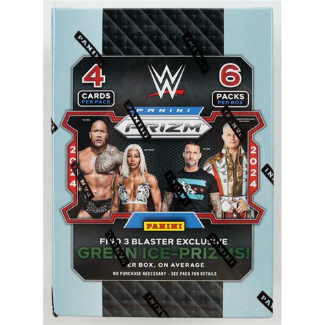 Panini Prizm Wwe Wrestling Pack Hobby Blaster Box Green Ice