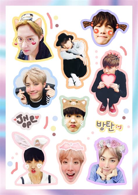 Bts наклейки (50 фото)