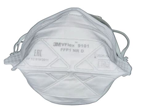 Респиратор 1ШТ. для защиты от аэрозолей 3M модель VFlex 9101 без ...