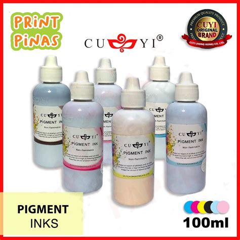 CUYI PIGMENT INK Cyan Magenta Black Yellow 100mL