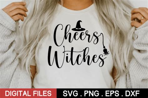 Cheers Witches Svg Halloween Svg Bundle Graphic By Craftsvg Creative