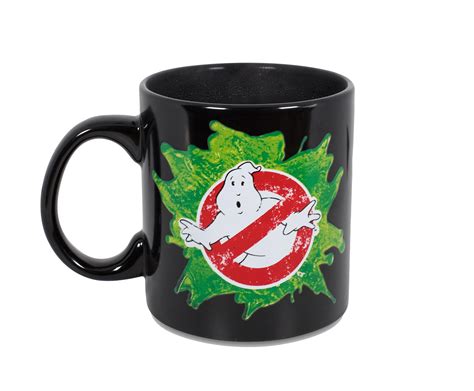 Ghostbusters Logo Ectoplasm Heat Changing Ceramic Coffee Mug Holds