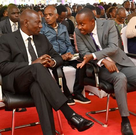 Captain Kipkorir On Twitter President Ruto Today During The