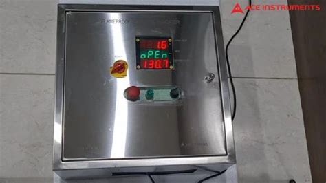 Flameproof Channel Temperature Temperature Rpm Indicator With Overall