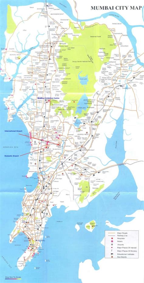 bombay on map of india 2