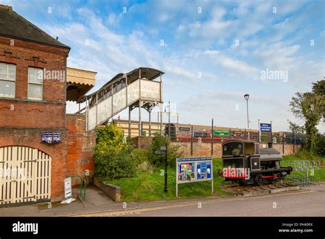 ENTRANCE TO THE EAST ANGLIAN RAILWAY MUSEUM, Chappel & Wakes Colne ...