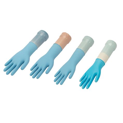 Disposable Synthetic PVC Protective Gloves Of Good Quality Are Used In