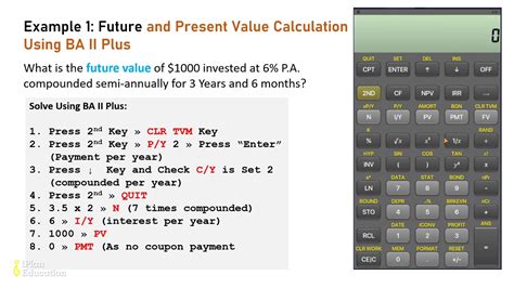 Ba Ii Plus Calculator Tutorial Future Value And Present Value Hot Sex Picture