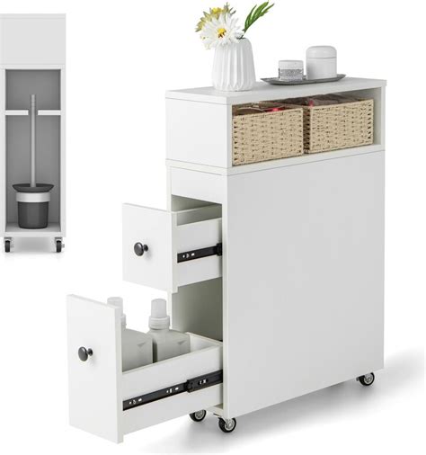 Generic Slim Storage Rolling Bathroom Cabinet - ShopStyle