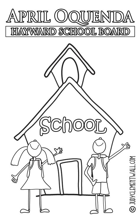 Old School House Coloring Pages