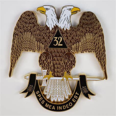 Auto Emblem Cut Out Scottish Rite 32 Degree Style 2