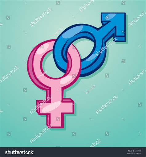 Vector Female Male Sex Symbols Stock Vector 6260968 Shutterstock