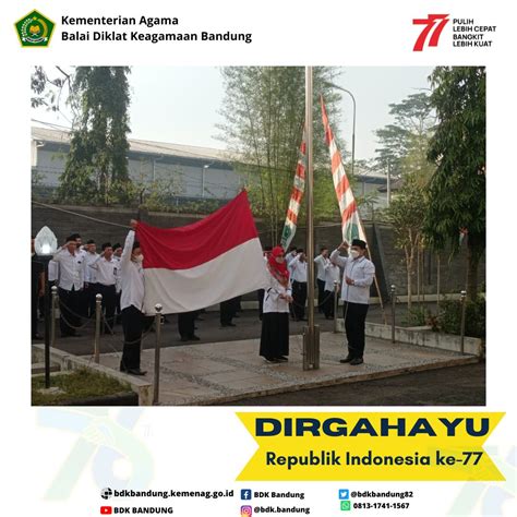 Upacara Bendera Memperingati Hari Kemerdekaan Indonesia Agustus