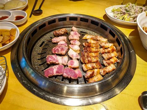 Samgyeopsal Grilled Pork Belly And Moksal Grilled Pork Neck Favored