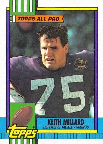 Keith Millard 1990 Topps 109 Minnesota Vikings Football Card EBay