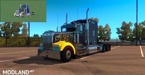 Kenworth w900 Hard Truck 18 Wheels Of Steel skin v2 Fixed - ATS