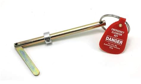 Drop Key Emergency Elevator Door Key For Door Elevator