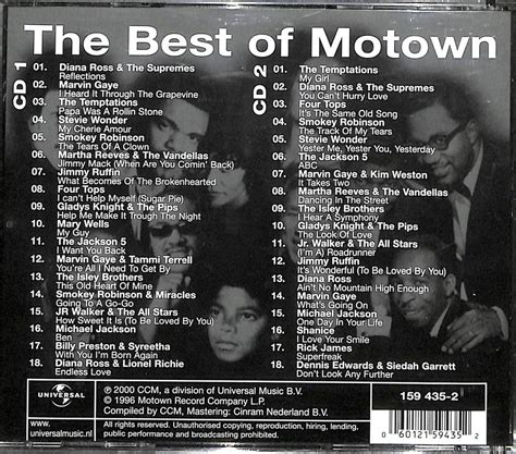 The Best Of Motown Various Artists Cd Album Muziek