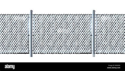 Seamless Fence Made Of Metal Wire Mesh Stock Vector Image Art Alamy