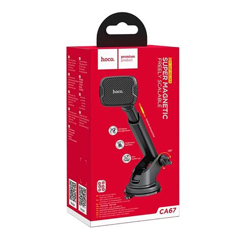 Suporte Veicular Magnético Hoco CA67 para Painel ou Vidro Preto - The ...