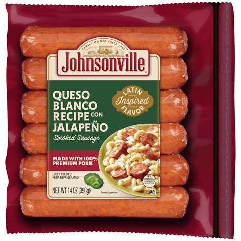 Queso Blanco Smoked Sausage Johnsonville Retail