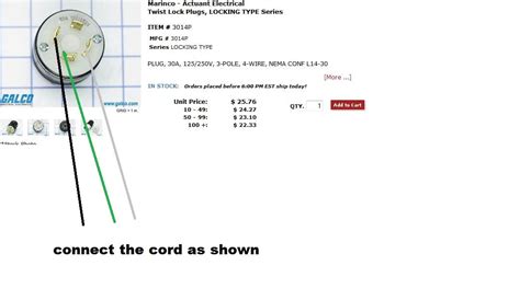 30 Amp Rv Twist Lock Plug Wiring Diagram Gohomemade