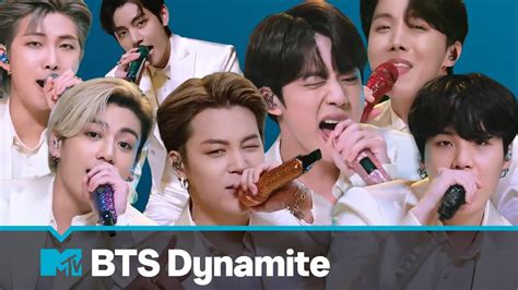 BTS Performs Dynamite MTV Unplugged Presents BTS YouTube Music