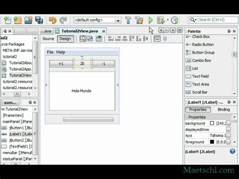 Tutorial Java 02 Swing Pallete Netbeans En español YouTube