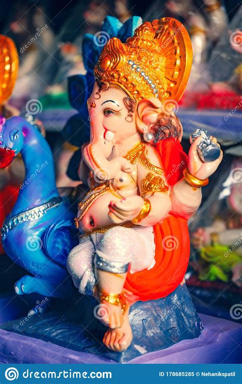 Lord Ganesha Ganesh Festival Stock Image Image Of Bapa Ganesh