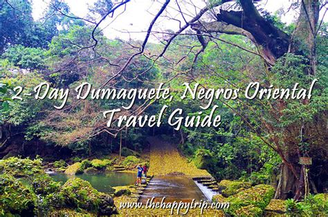 Negros Oriental Tourist Spots Travel Guide Itinerary