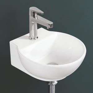 Kemjo Ceramic White Wall Hung Wash Basin X X Inch