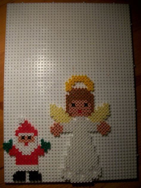 P Re No L Ange En Perle Hama Hama Beads Christmas Toys Perler Beads