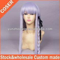 Cosplay Wig Purple Danganronpa Kirigiri Kyoko Wig Party, Wholesale Custom, Japan, Purple, Cute